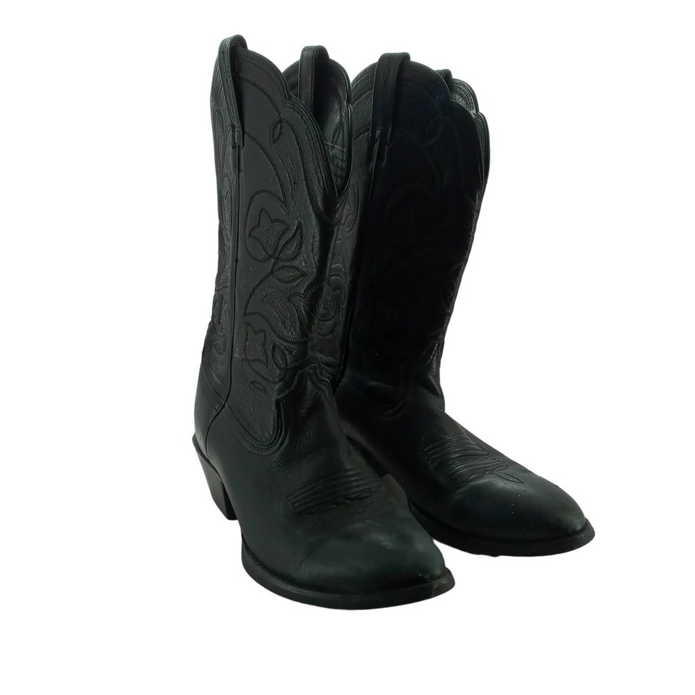 ARIAT Womens Heritage Black Leather Cowgirl Western Boots Size 7.5B Style 15770